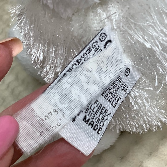 GANZ Webkinz White Plush Bunny Rabbit HM078 Stuffed Animal Toy No Code - Picture 15 of 16